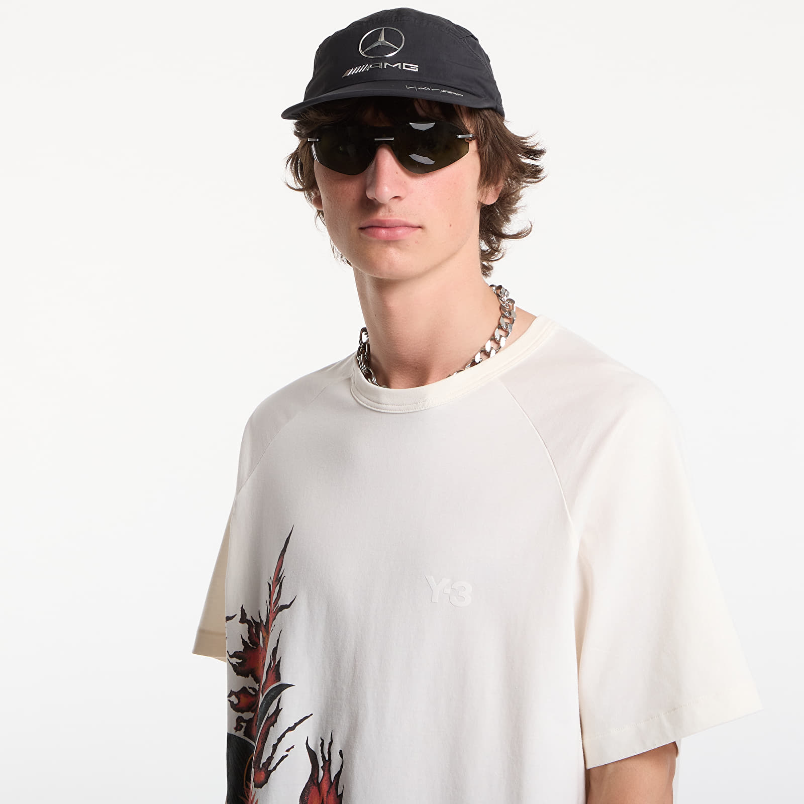 T-shirts Y-3 Graphic Short Sleeve T-Shirt Chalk White