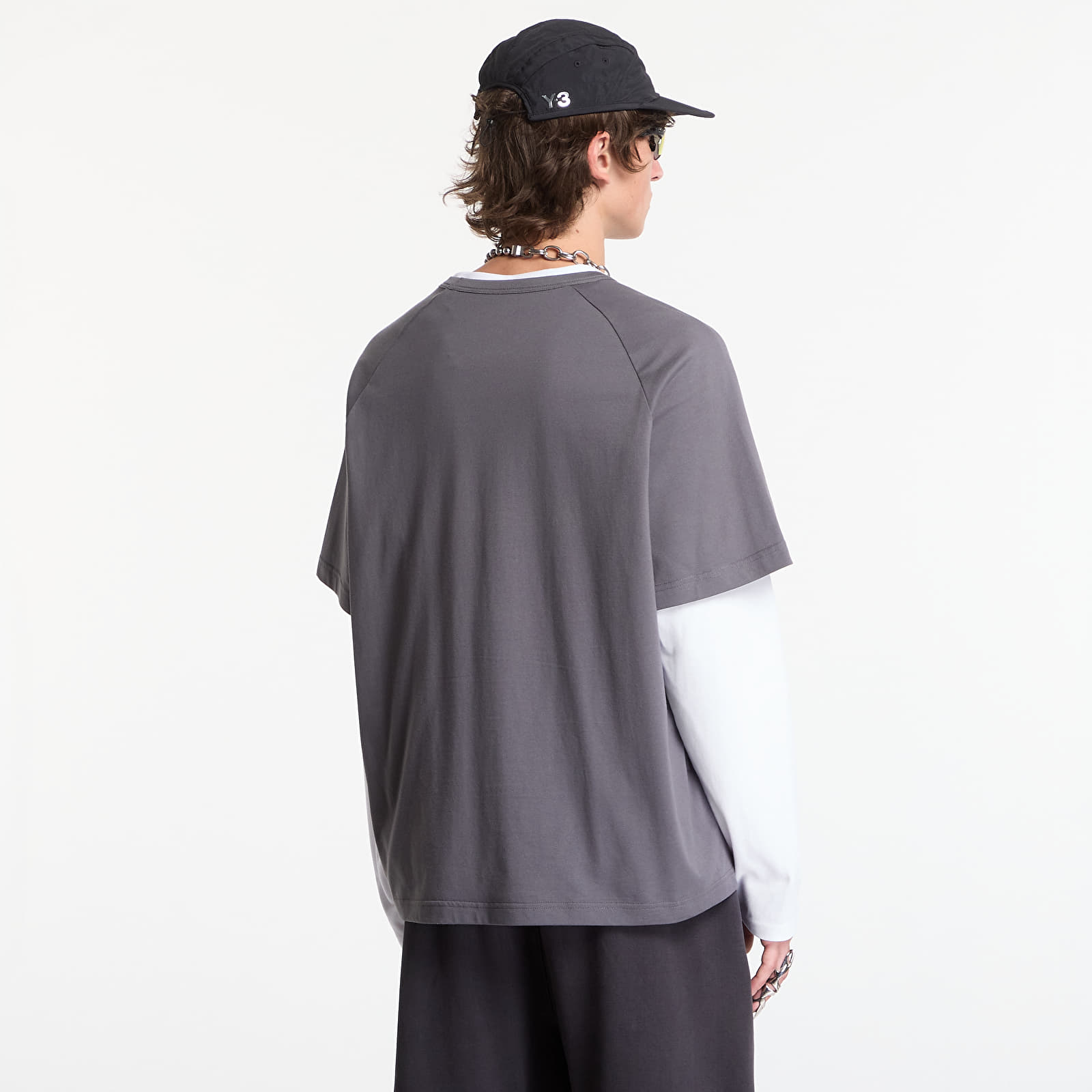 Camisetas Y-3 Boxy Short Sleeve T-Shirt Grey Five