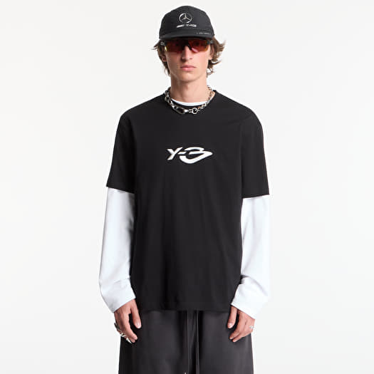 T-Shirt Y-3 Liquid Logo Short Sleeve T-Shirt UNISEX Black
