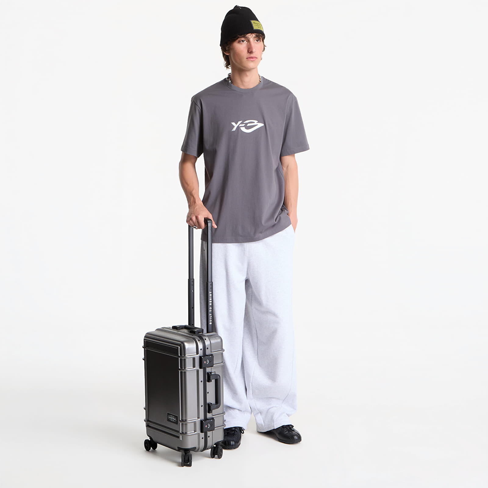 T-särgid Y-3 Liquid Logo Short Sleeve T-Shirt UNISEX Grey Five