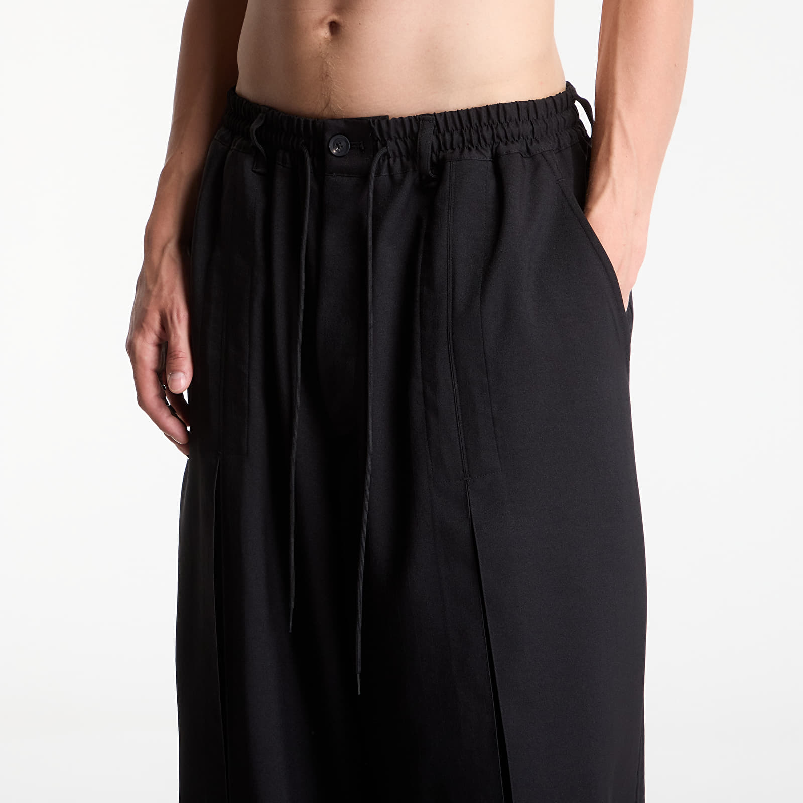 Pants Y-3 Sport Uniform Box Pleated Trousers Black