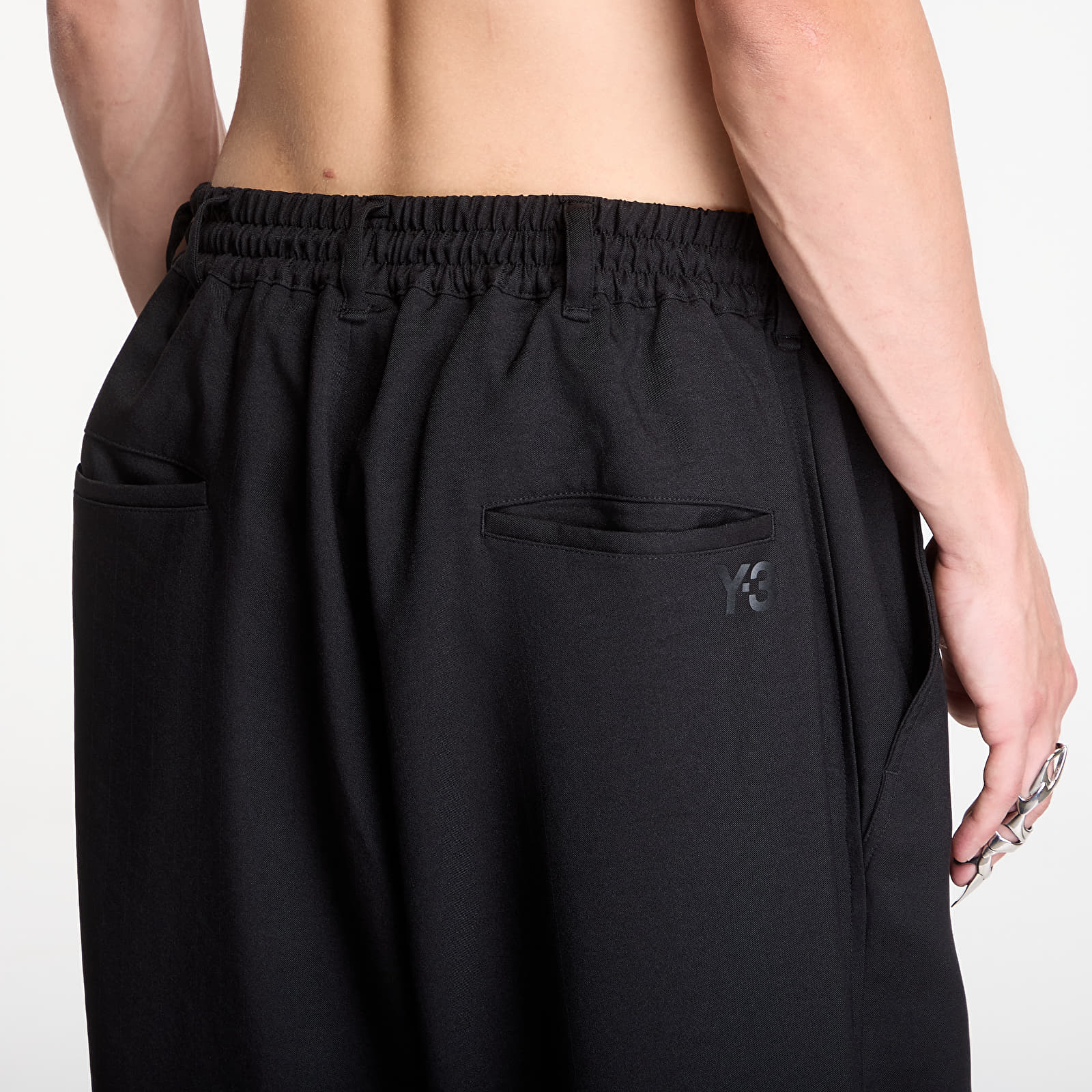 Pants Y-3 Sport Uniform Box Pleated Trousers Black