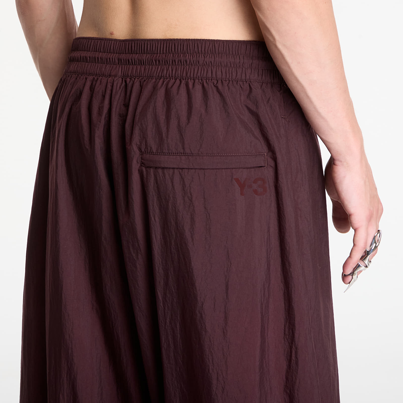 Pantalon Y-3 Gradient 3 Stripes Nylon Track Tracksuit Bottoms Night Red