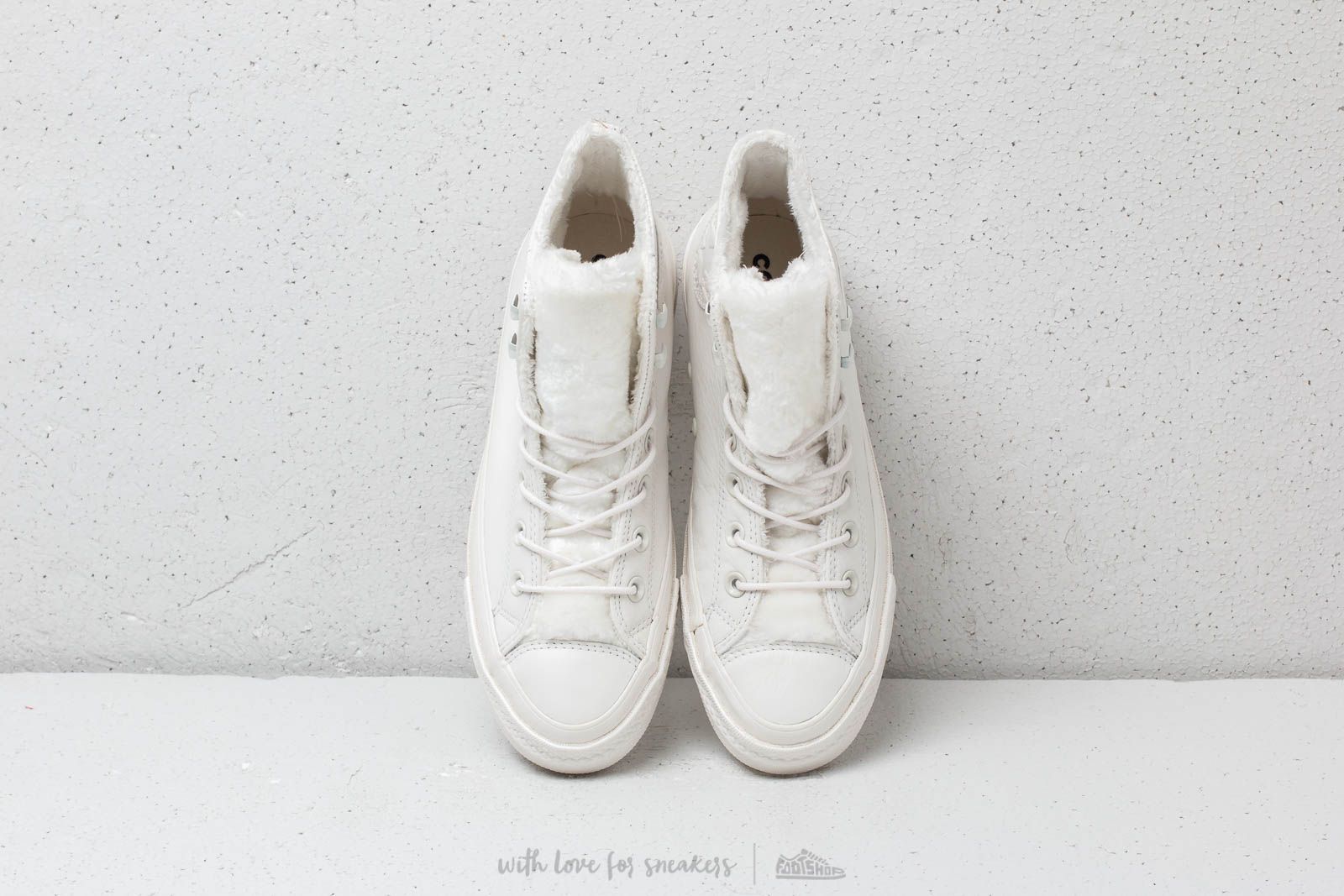 Ženski čevlji Converse Chuck Taylor All Star Lift Ripple Hi Vintage White/ Vintage White