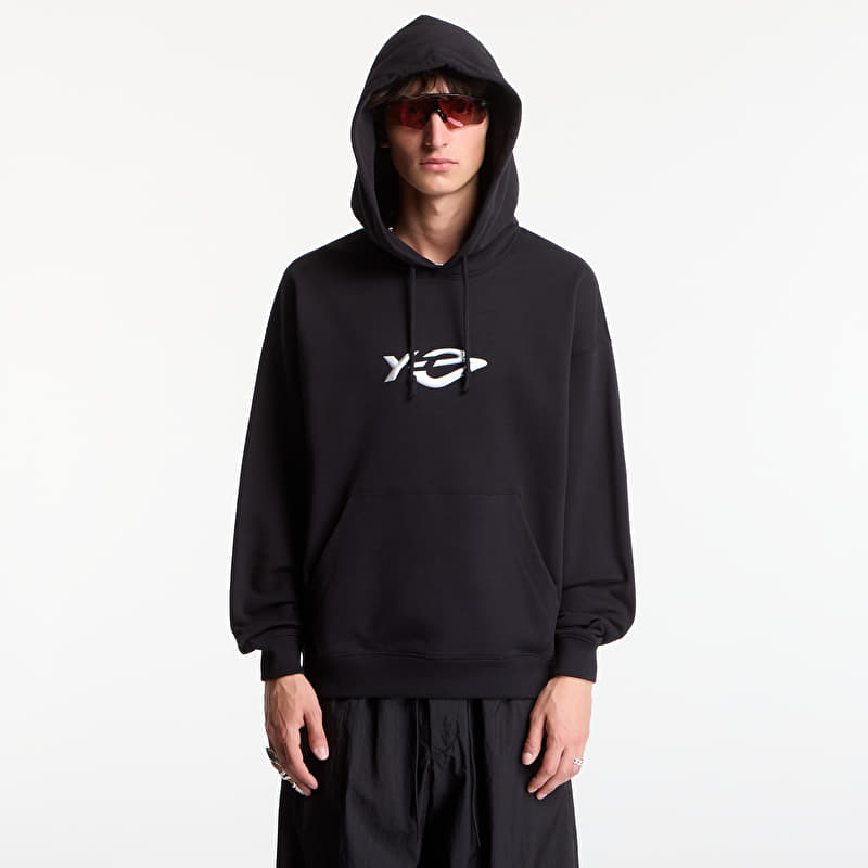 Sweatshirt Y-3 French Terry Liquid Logo Hoodie UNISEX Black
