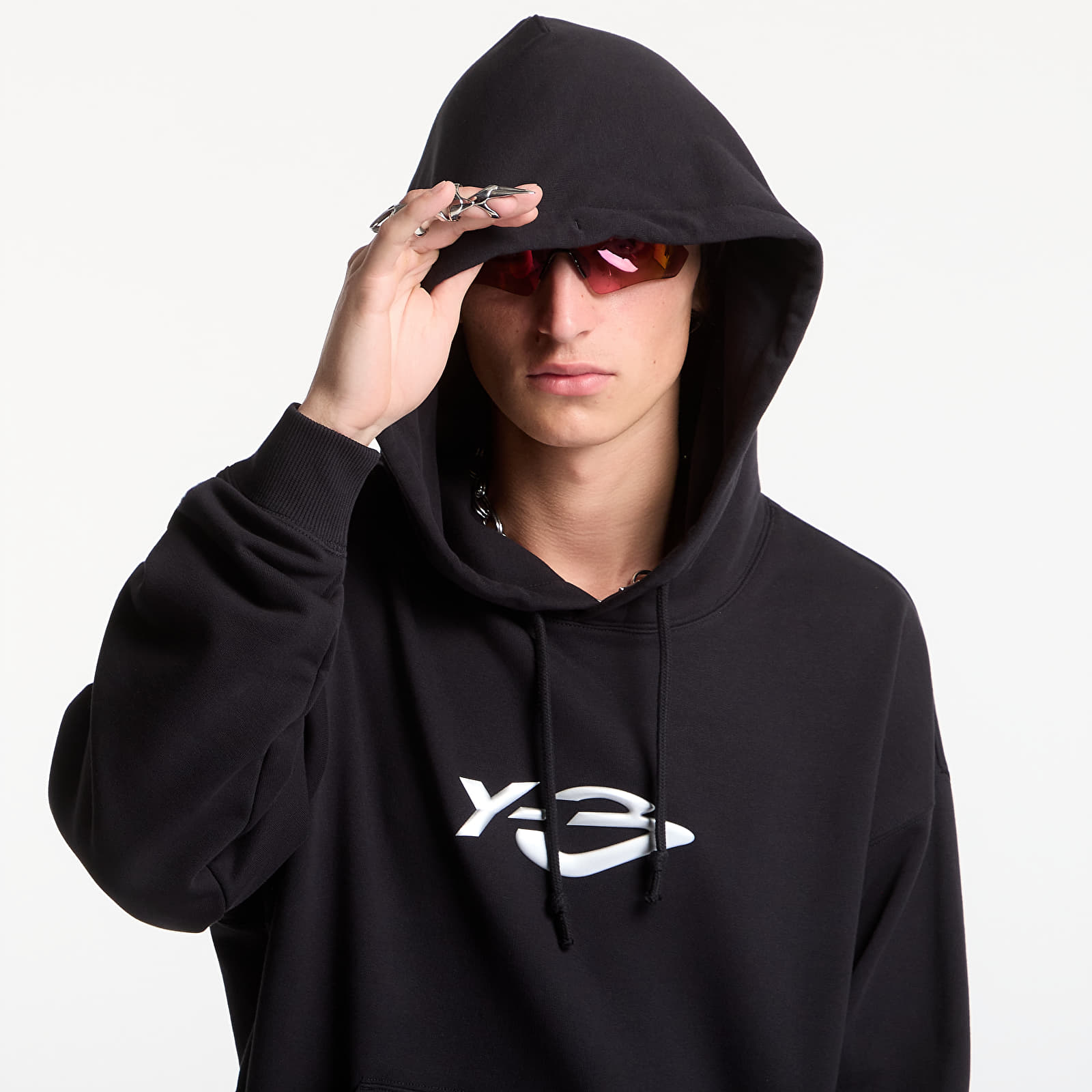 Sweatjacken und Sweatshirts Y-3 French Terry Liquid Logo Hoodie UNISEX Black