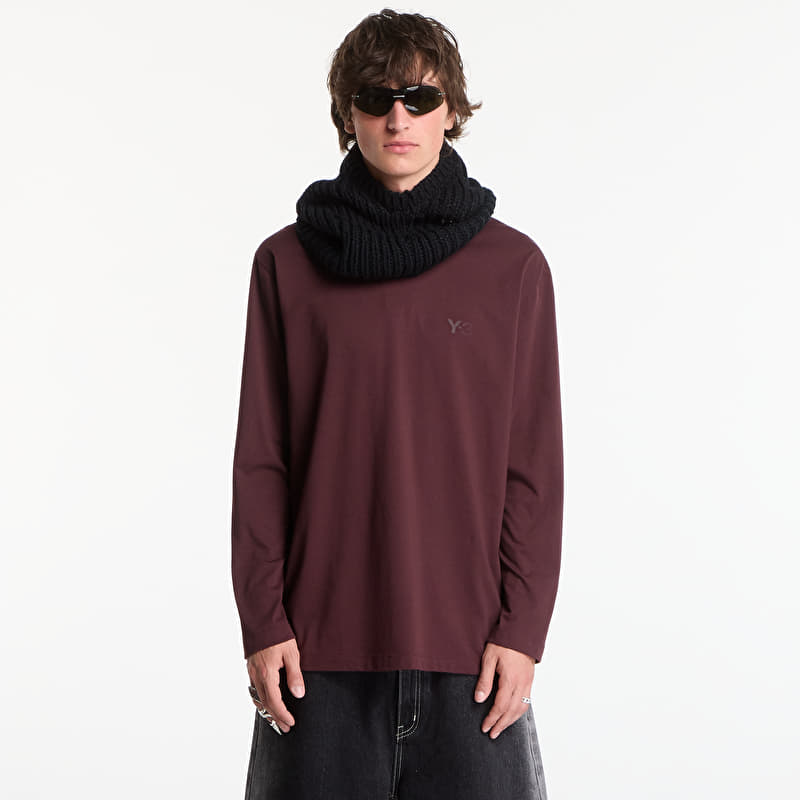 Y-3 Logo Long Sleeve Long-Sleeve Top UNISEX Night Red