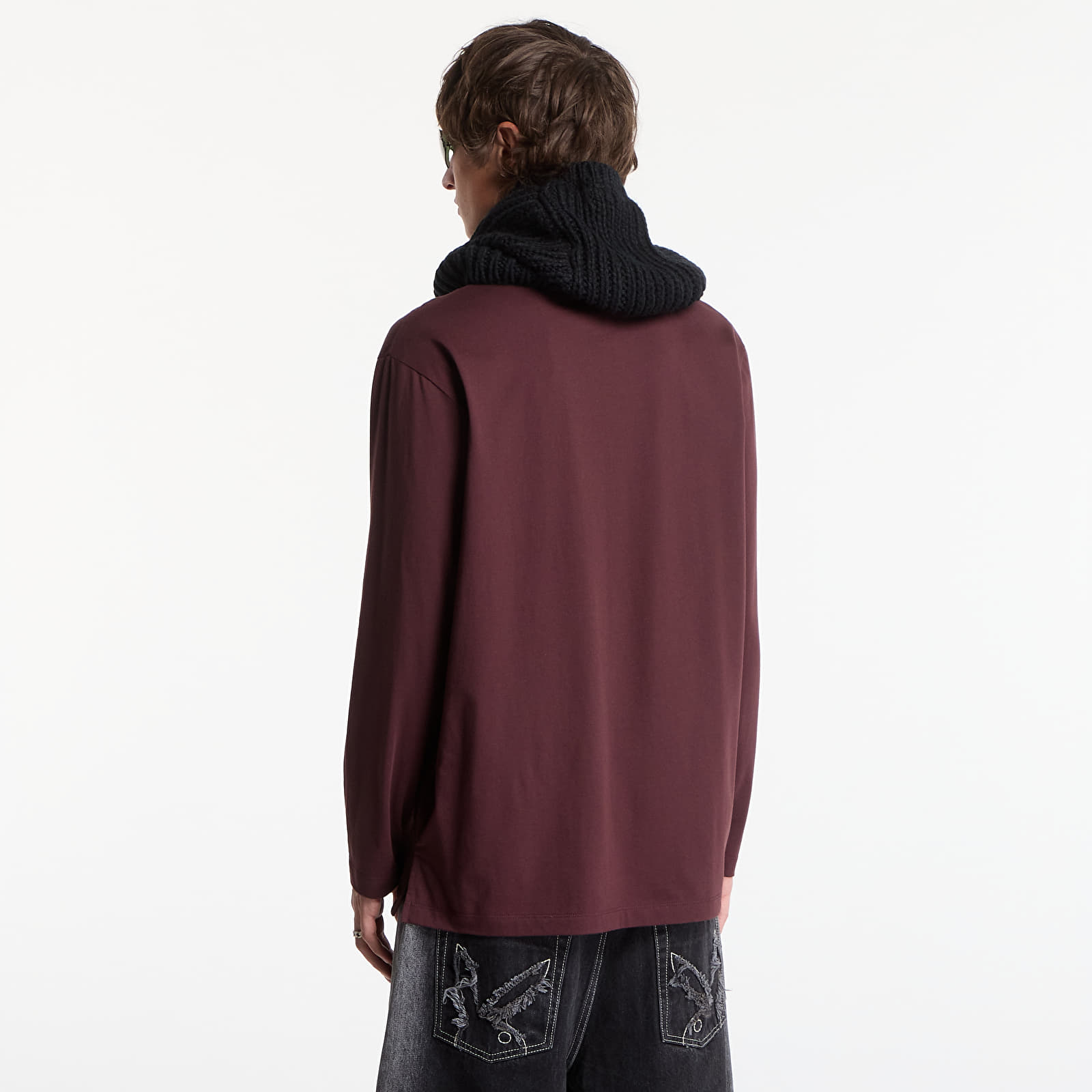T-shirts Y-3 Logo Long Sleeve Long-Sleeve Top UNISEX Night Red
