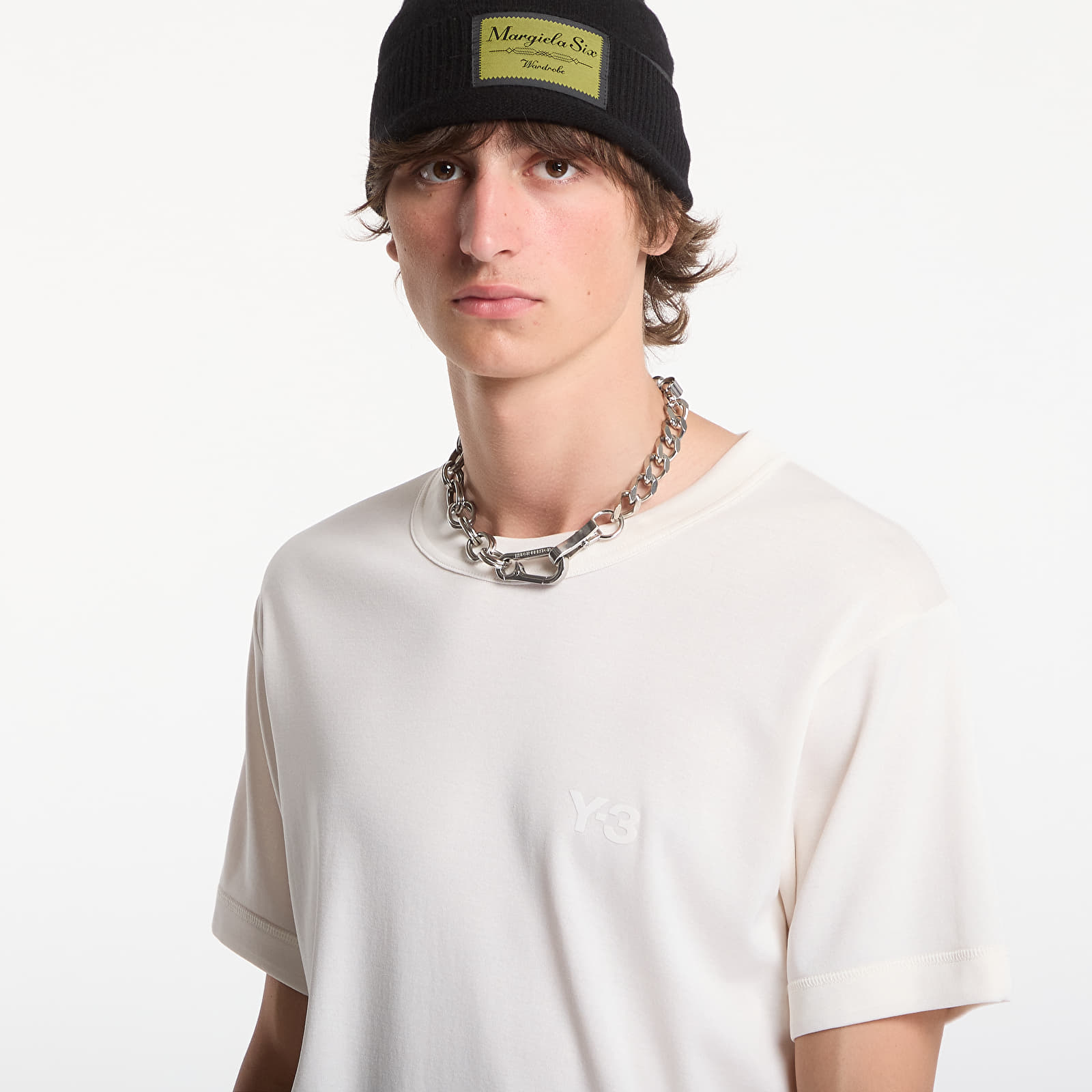 T-shirts  Y-3 Slim Short Sleeve T-Shirt UNISEX Chalk White