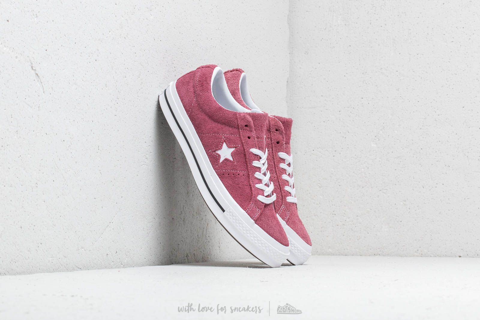 Men s shoes Converse One Star OX Deep Bordeaux White White Footshop