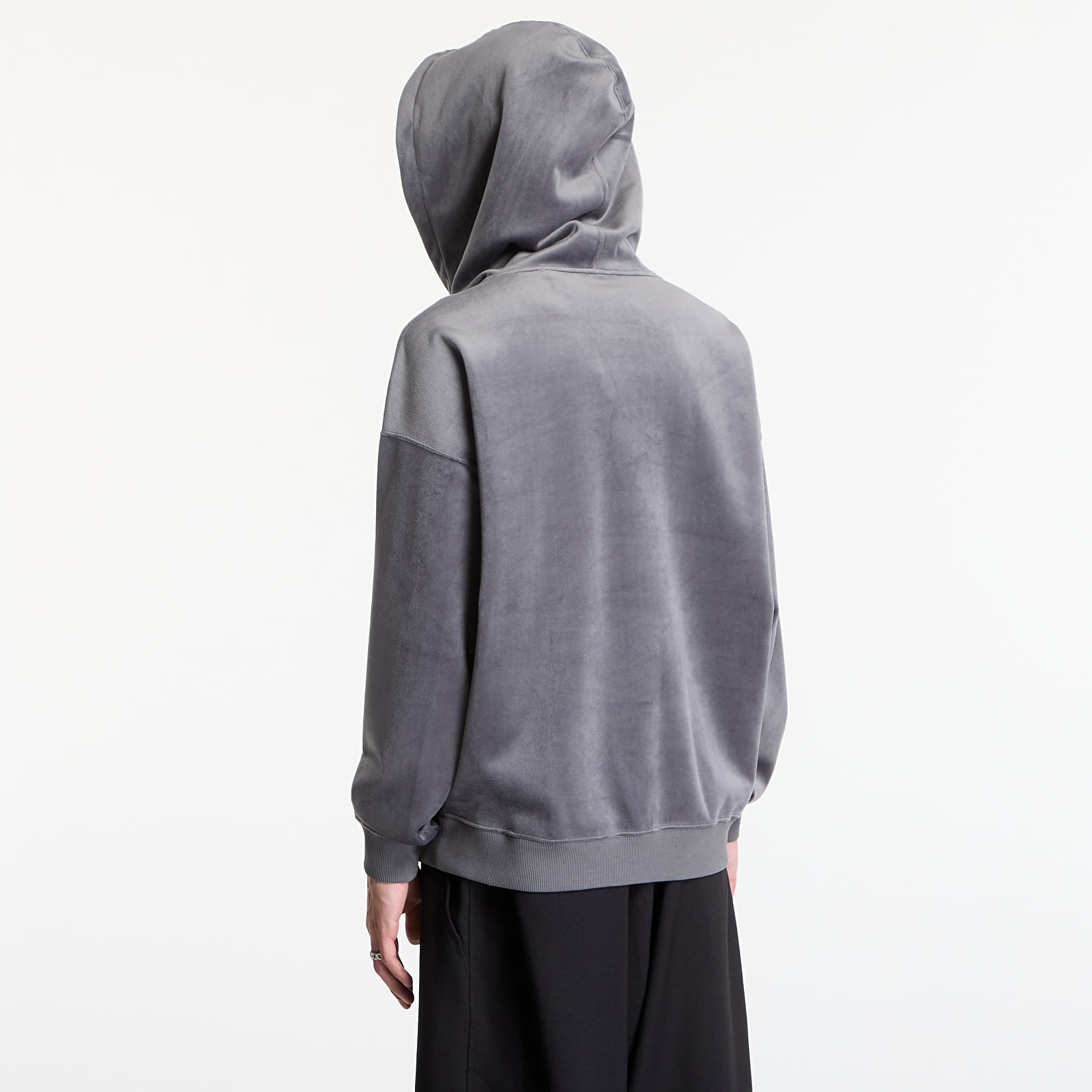 Men's hoodies Y-3 Velvet Corduroy Hoodie UNISEX Grey Five
