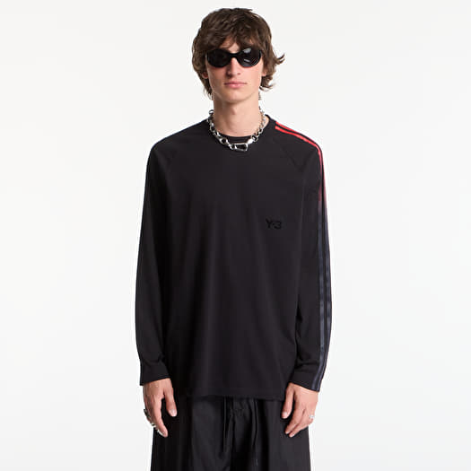 T-Shirt Y-3 Oversized Gradient Stripes Long Sleeve T-Shirt UNISEX Black
