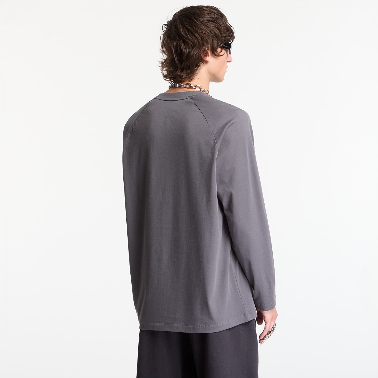 T-shirts Y-3 Oversized Gradient Stripes Long Sleeve T-Shirt UNISEX Grey Five