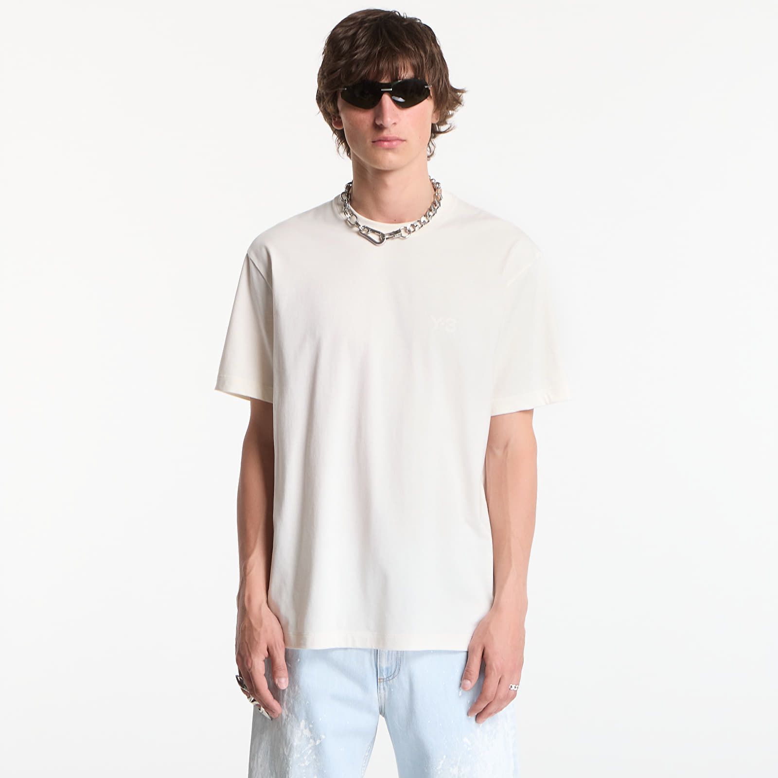 T-shirts Y-3 Regular Short Sleeve T-Shirt UNISEX Chalk White