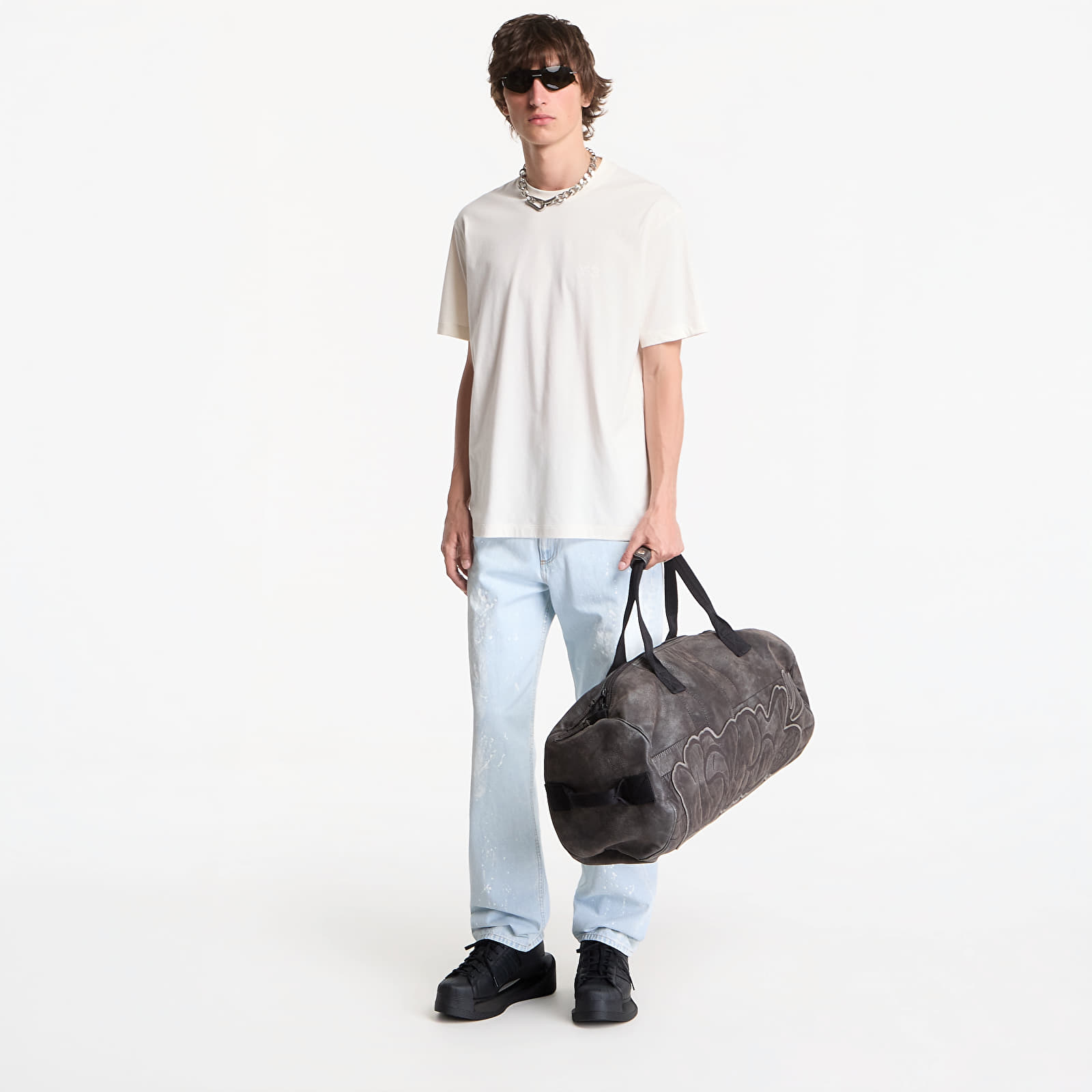 T-shirts Y-3 Regular Short Sleeve T-Shirt UNISEX Chalk White