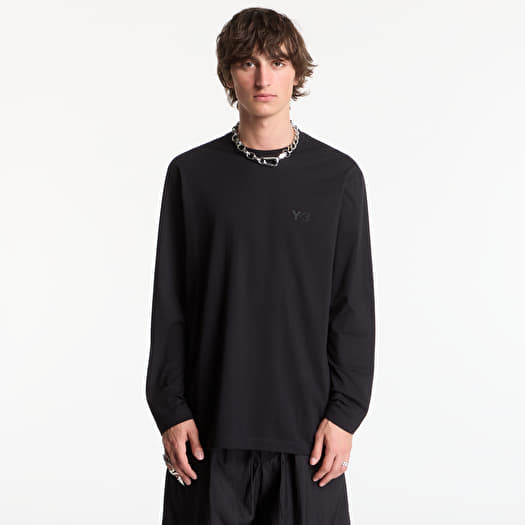 Y-3 Logo Long Sleeve Long-Sleeve Top UNISEX Black