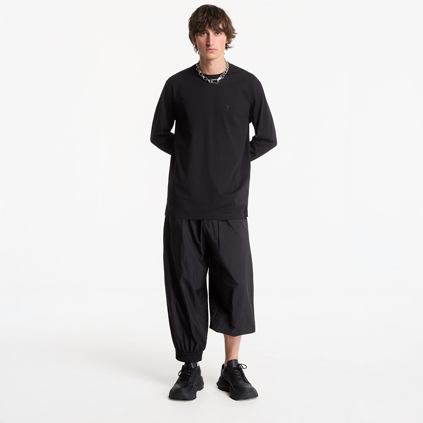 T-shirts Y-3 Logo Long Sleeve Long-Sleeve Top UNISEX Black