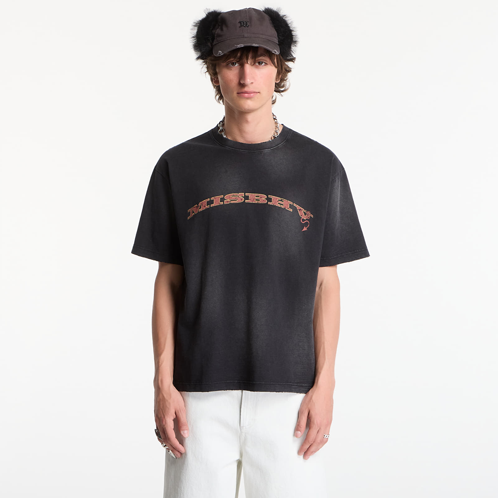 T-shirts MISBHV Devil Misbhv Fadded T-Shirt UNISEX Grey
