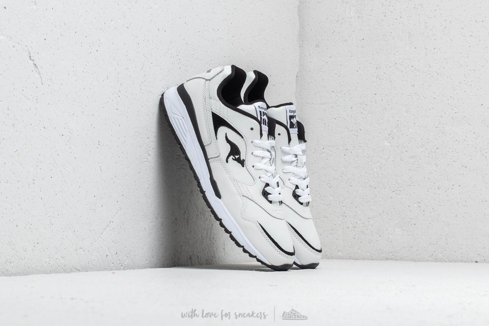 Herren Sneaker und Schuhe KangaROOS Ultimate White/ Jet Black