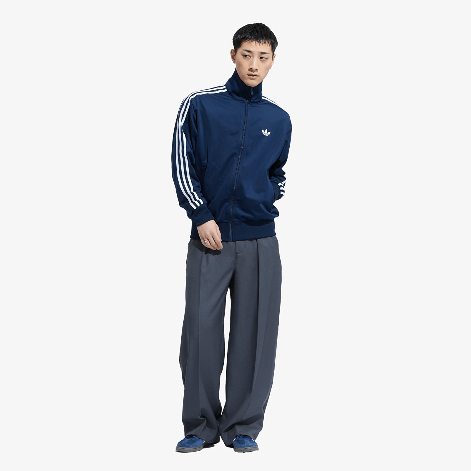 Sweats à capuche homme adidas Firebird Track Top Night Indigo