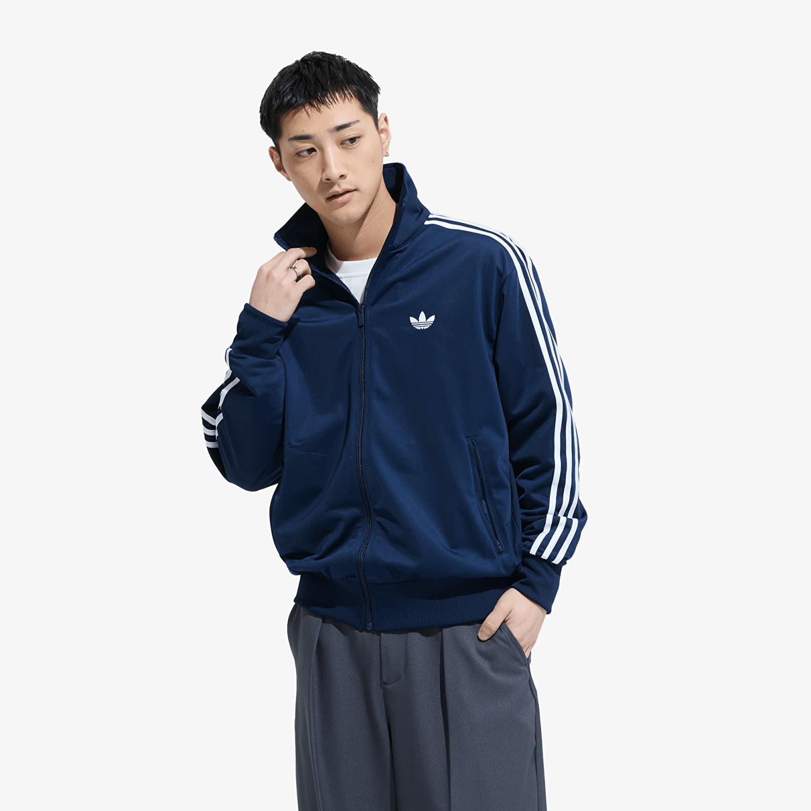 Sweats à capuche homme adidas Firebird Track Top Night Indigo