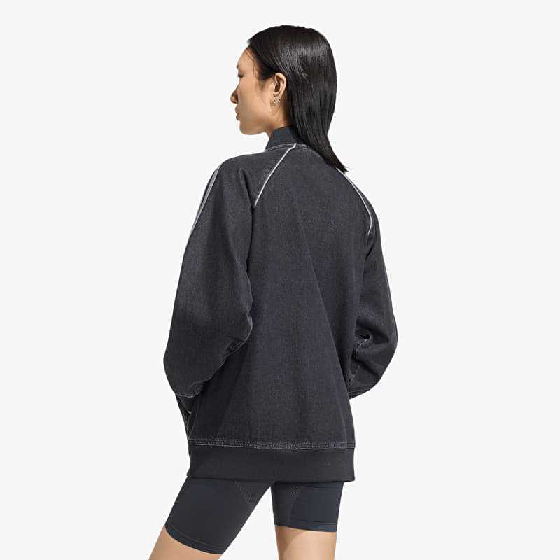 トップス Ss adidas SST Oversized Denim Tracktop True Black Denim | Footshop