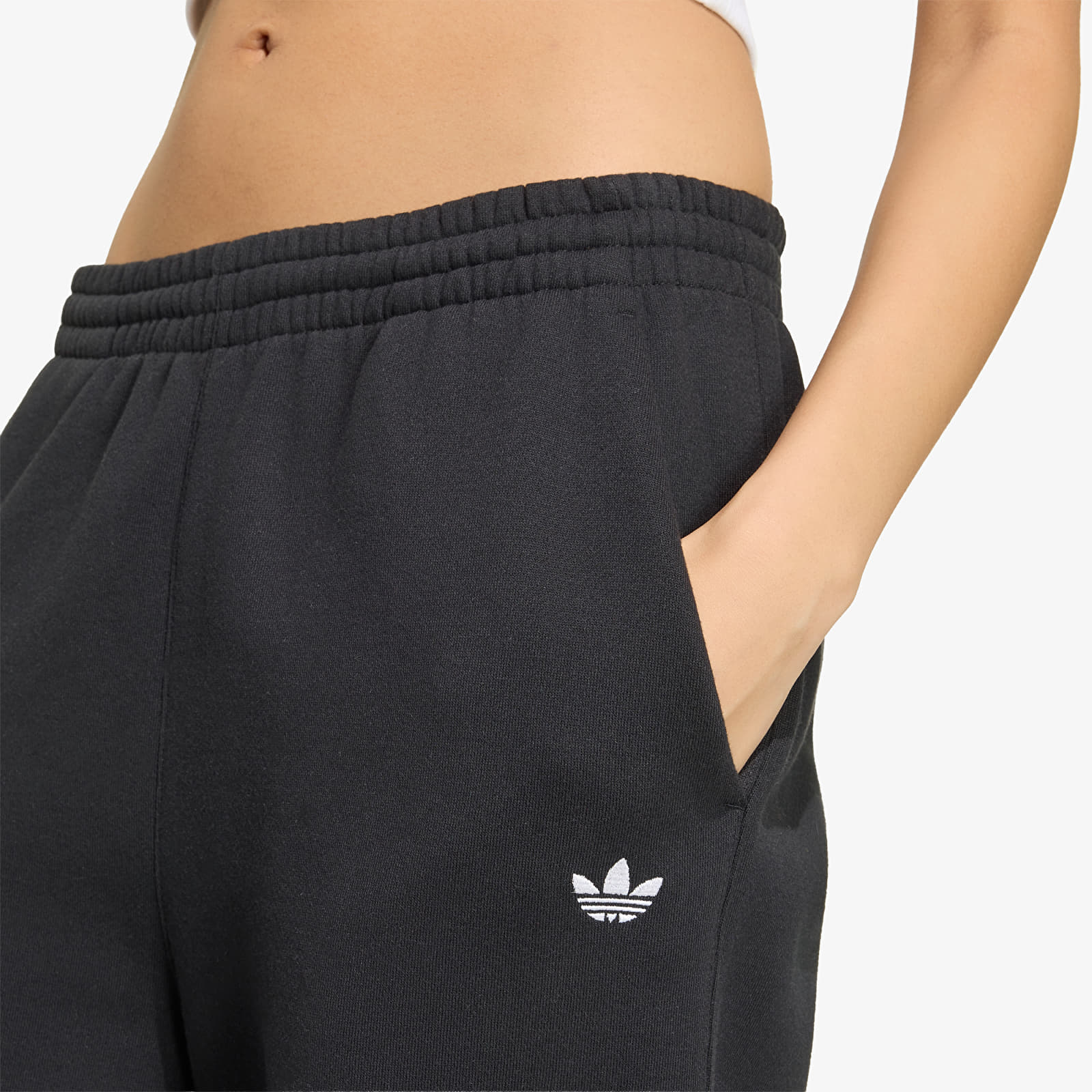 Pantalon survêtement adidas Essentials Wide Leg Fleece Pants Black
