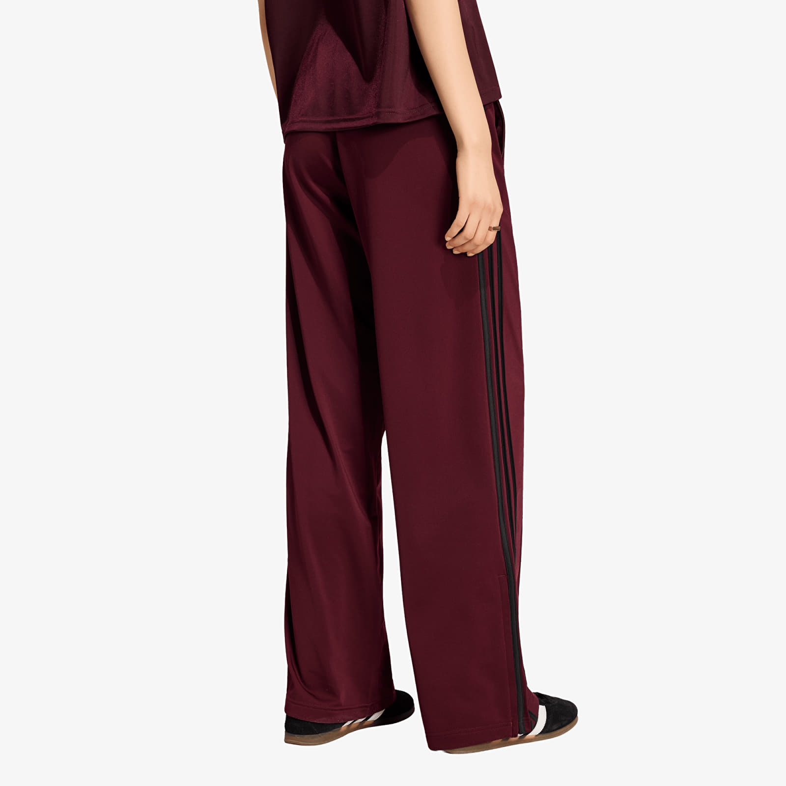 Chandal adidas Firebird Loose Tracksuit Pants Maroon/ Black