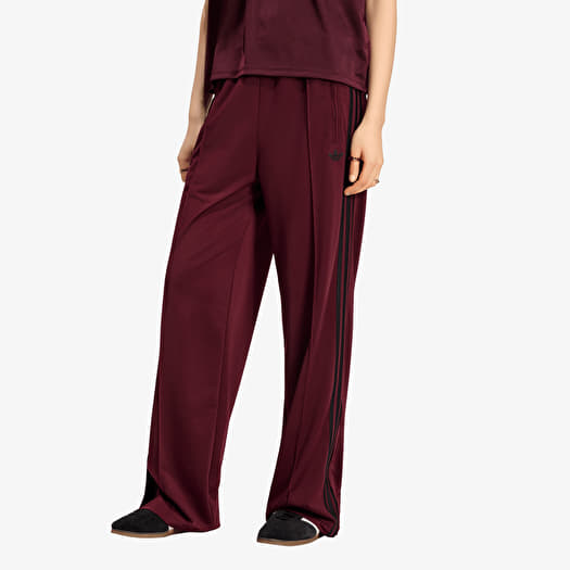 adidas Firebird Loose Tracksuit Pants Maroon/ Black