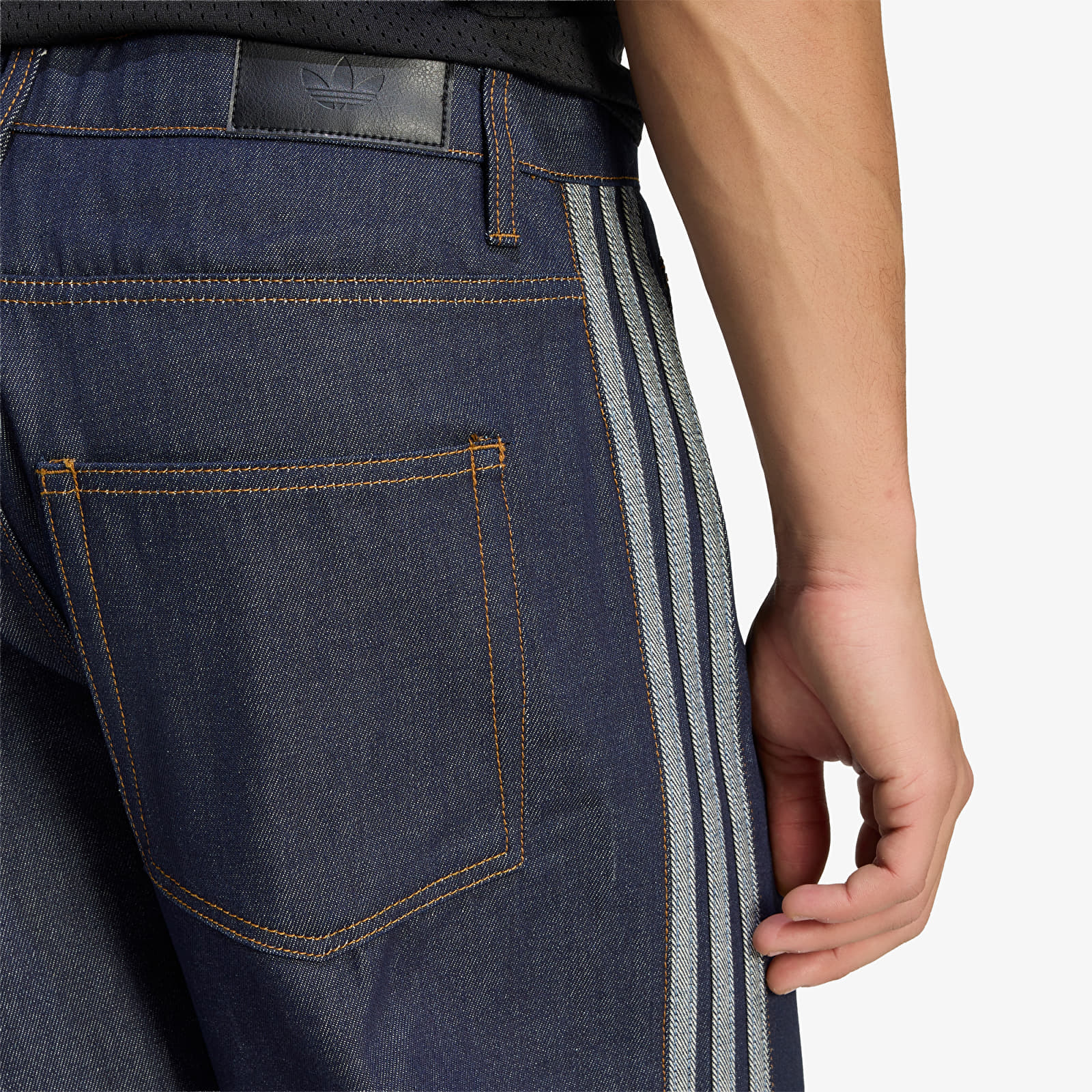 Мужские джинсы adidas Firebird Adicolor Denim Jeans Mid-rise Straight Leg Indigo Denim