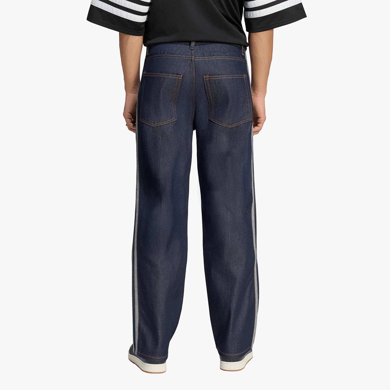 Мужские джинсы adidas Firebird Adicolor Denim Jeans Mid-rise Straight Leg Indigo Denim