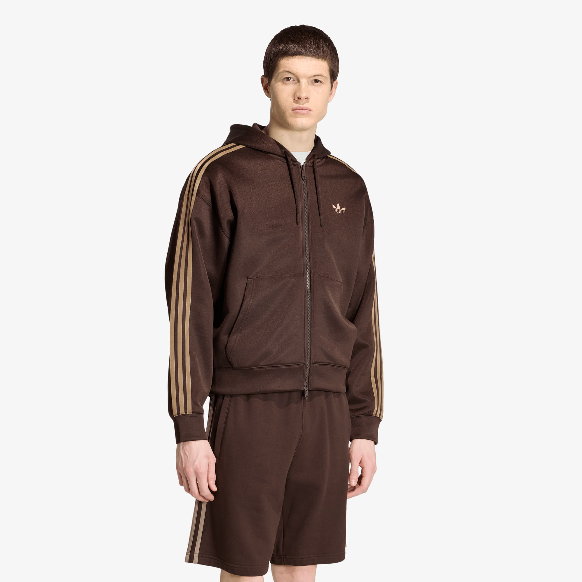 Суитшърт adidas Adicolor Spacer Oversized Hoodie Aurora Coffee S