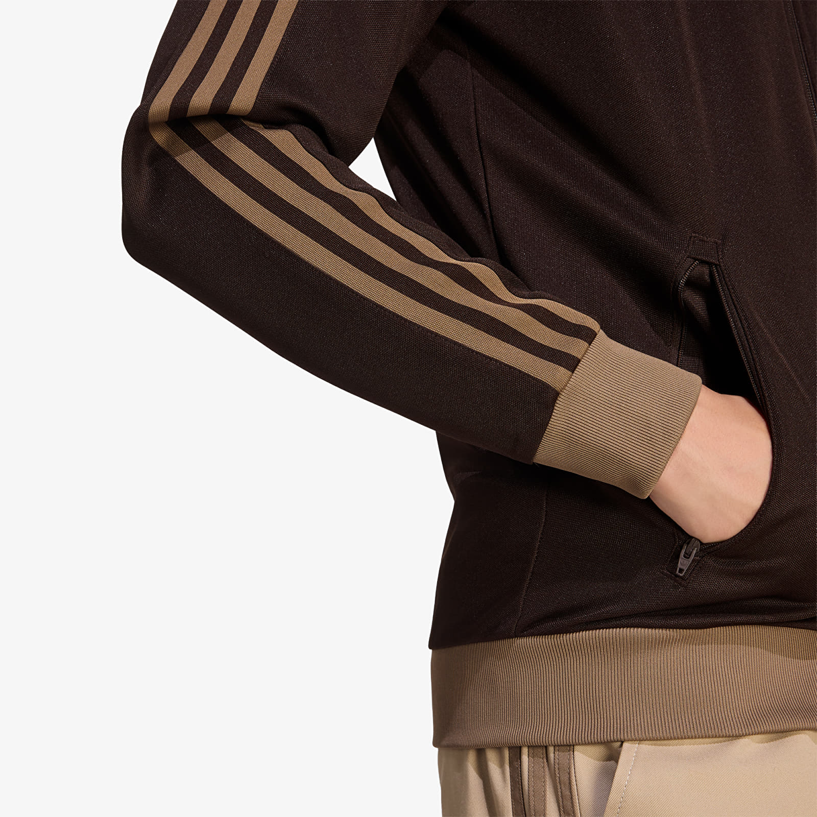 Muške dukserice adidas Classic Track Top Aurora Coffee