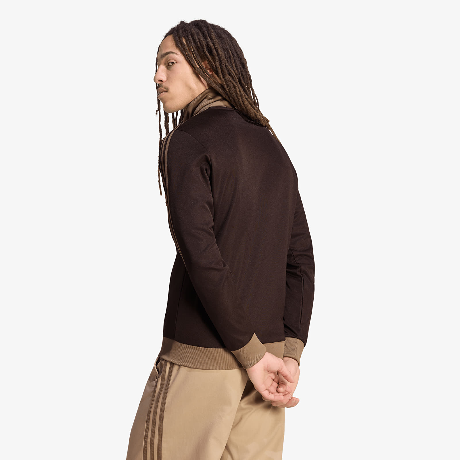 Muške dukserice adidas Classic Track Top Aurora Coffee