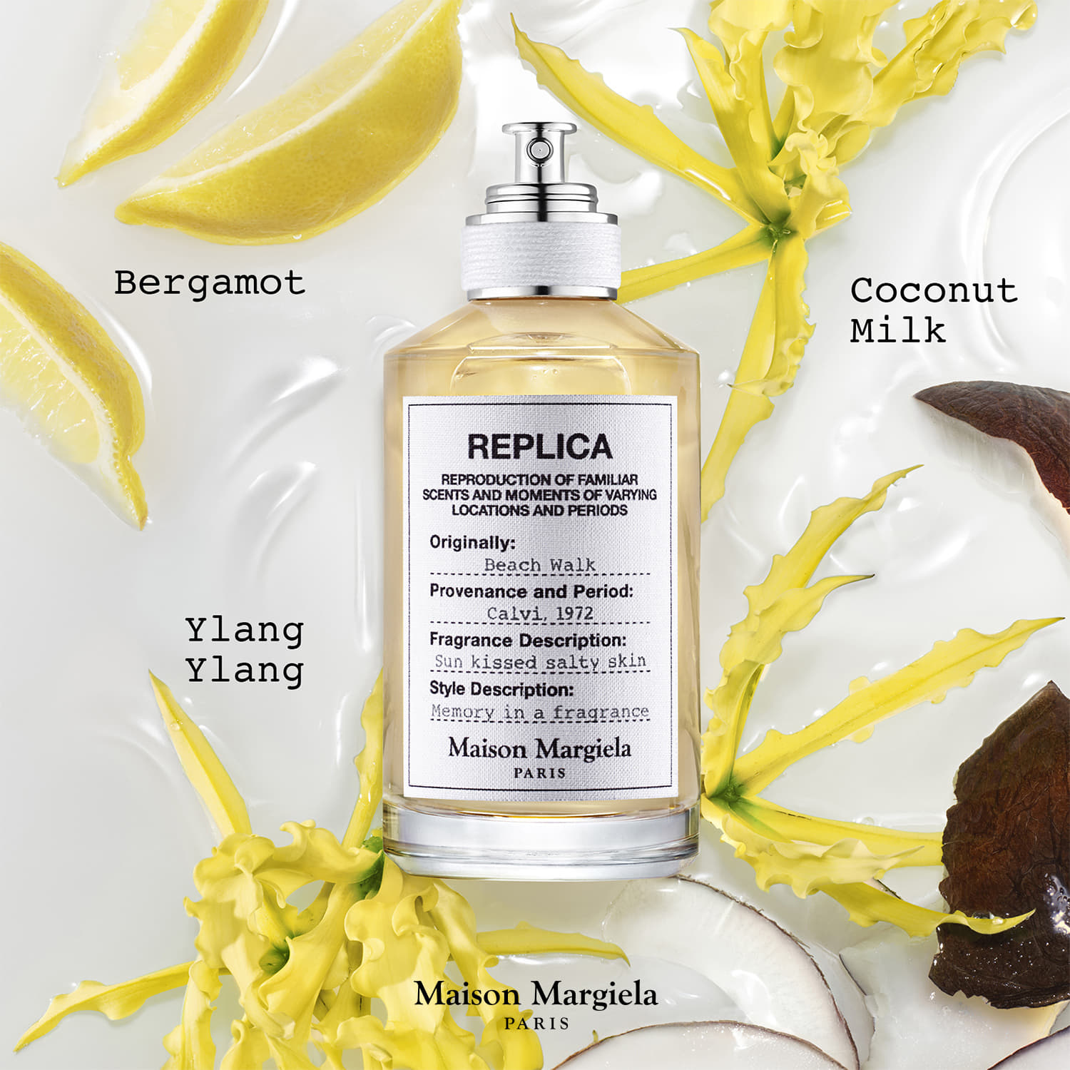 Pánské parfémy Maison Margiela Fragrances Replica Beach Walk Edt 100 ml