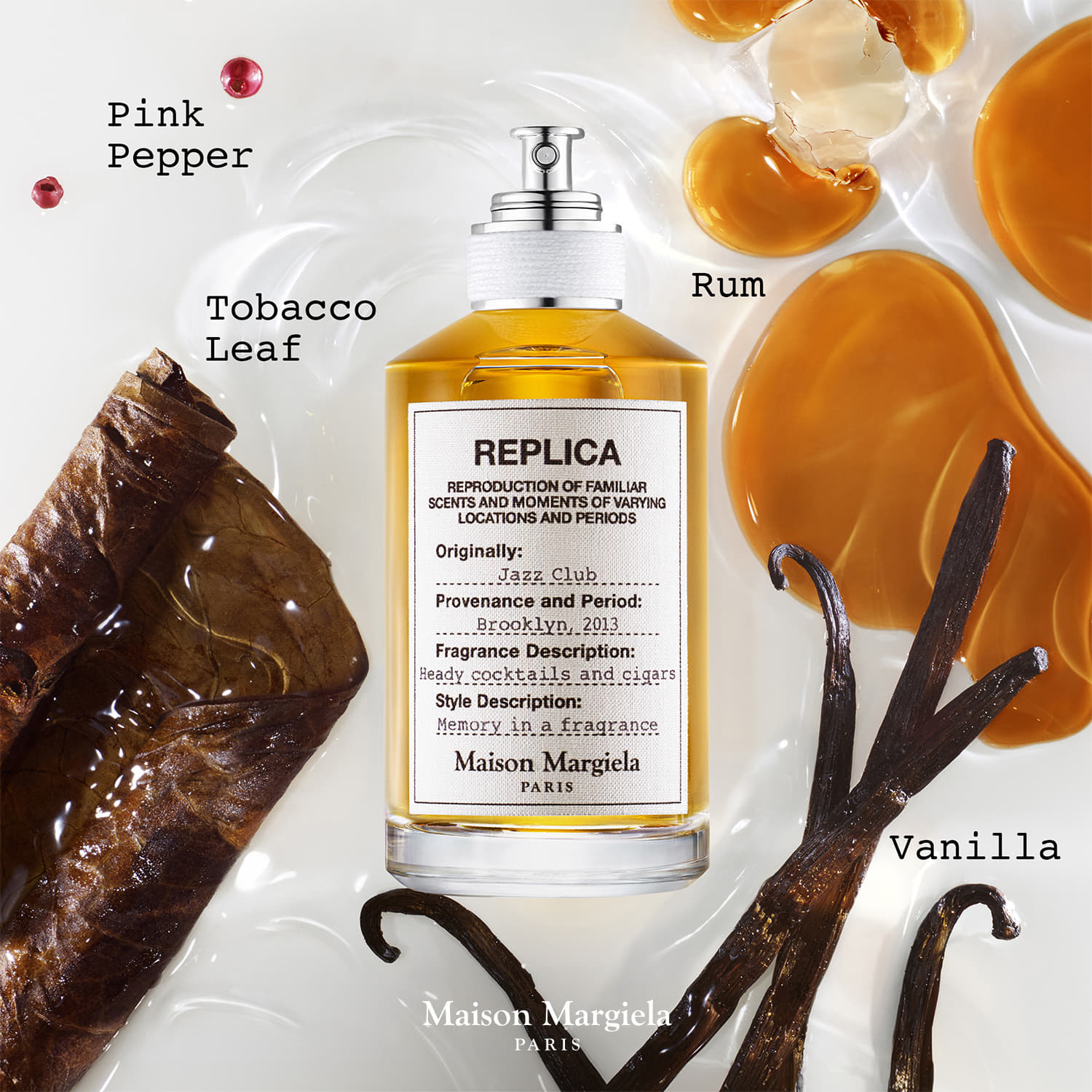 Men's perfume Maison Margiela Fragrances Replica Jazz Club Edt 100 ml