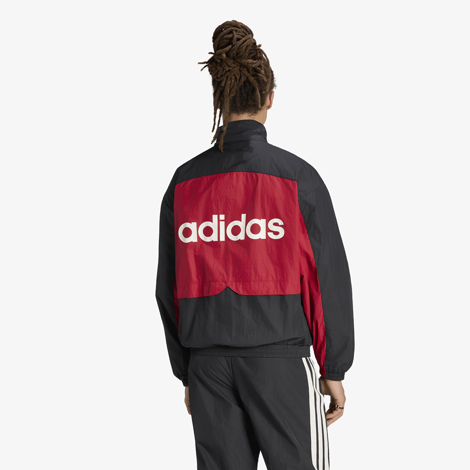 Men's jackets adidas Cutline Tracktop Black/ Team Victory Red