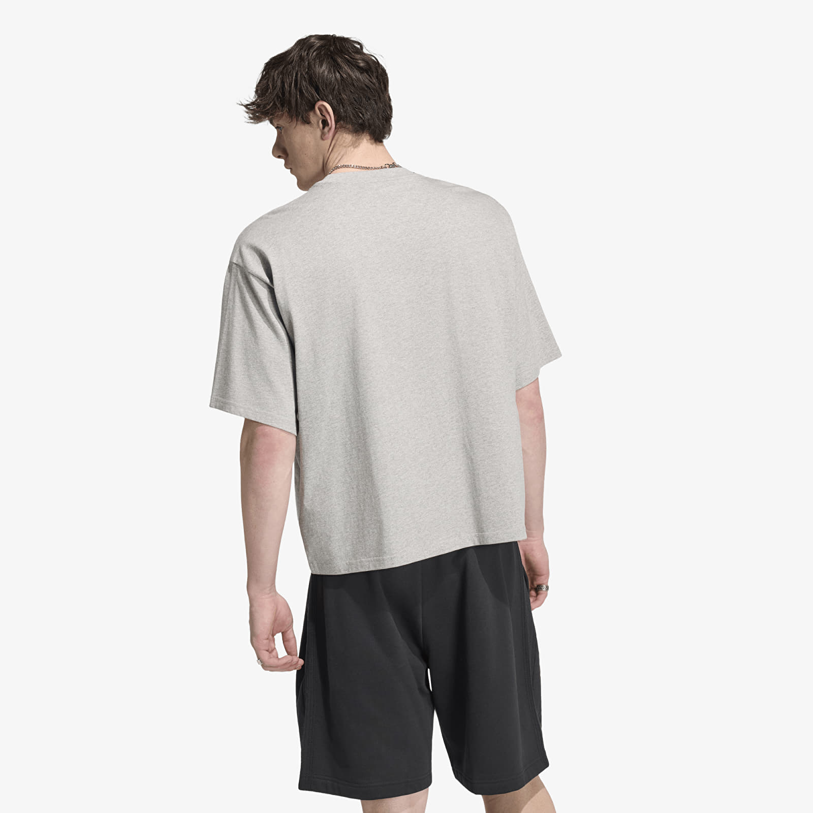 T-shirts homme adidas Trefoil Essentials Oversized T-shirt Medium Grey Heather