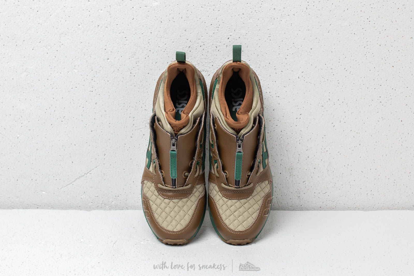 Asics gel-lyte mt chestnut/ hunter green top