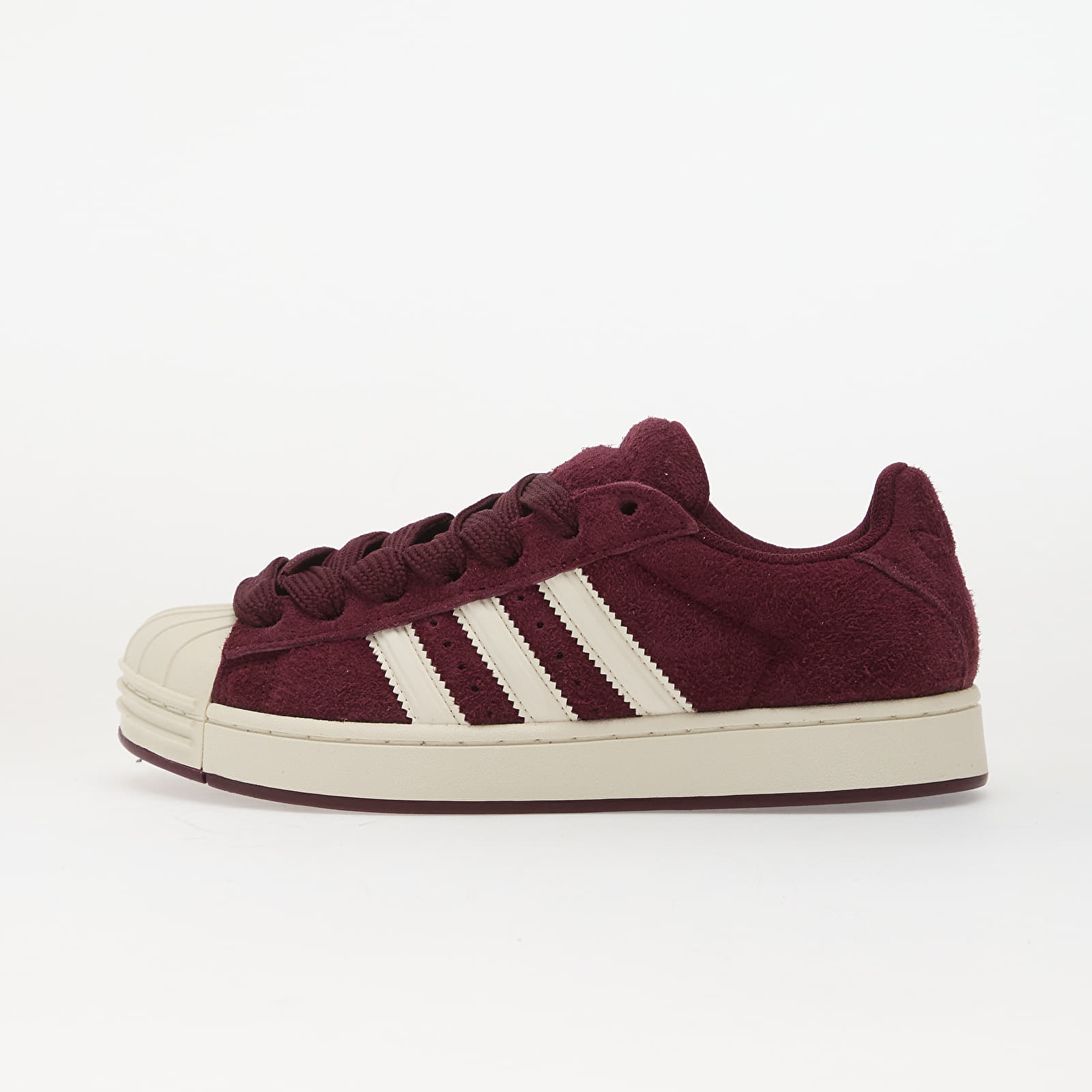Chaussures et baskets femme adidas Superstar St Maroon/ Off White/ Off White
