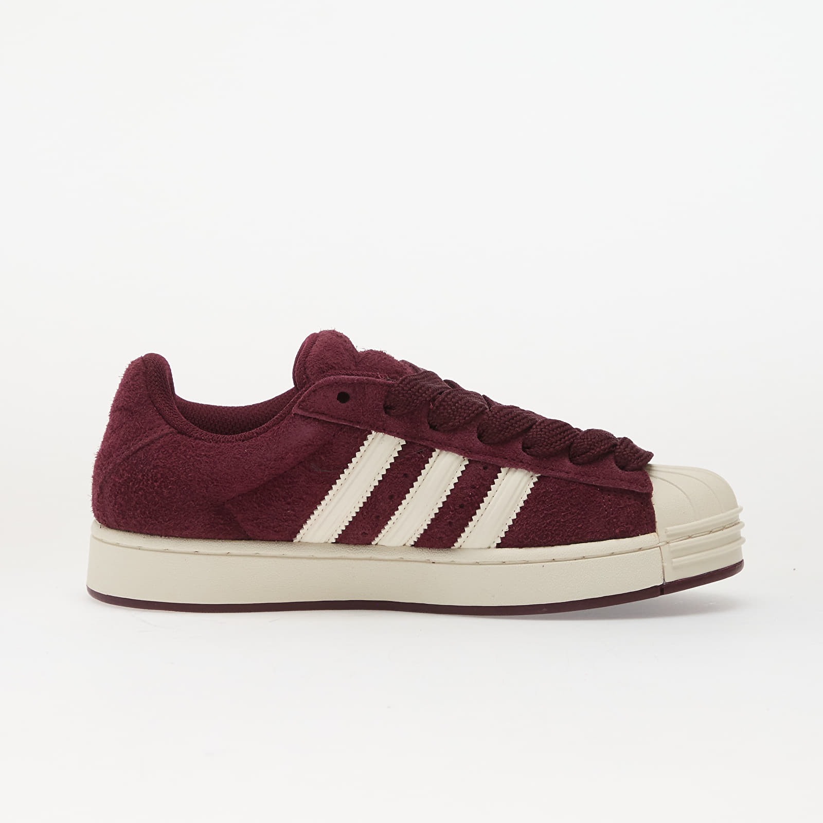 Chaussures et baskets femme adidas Superstar St Maroon/ Off White/ Off White