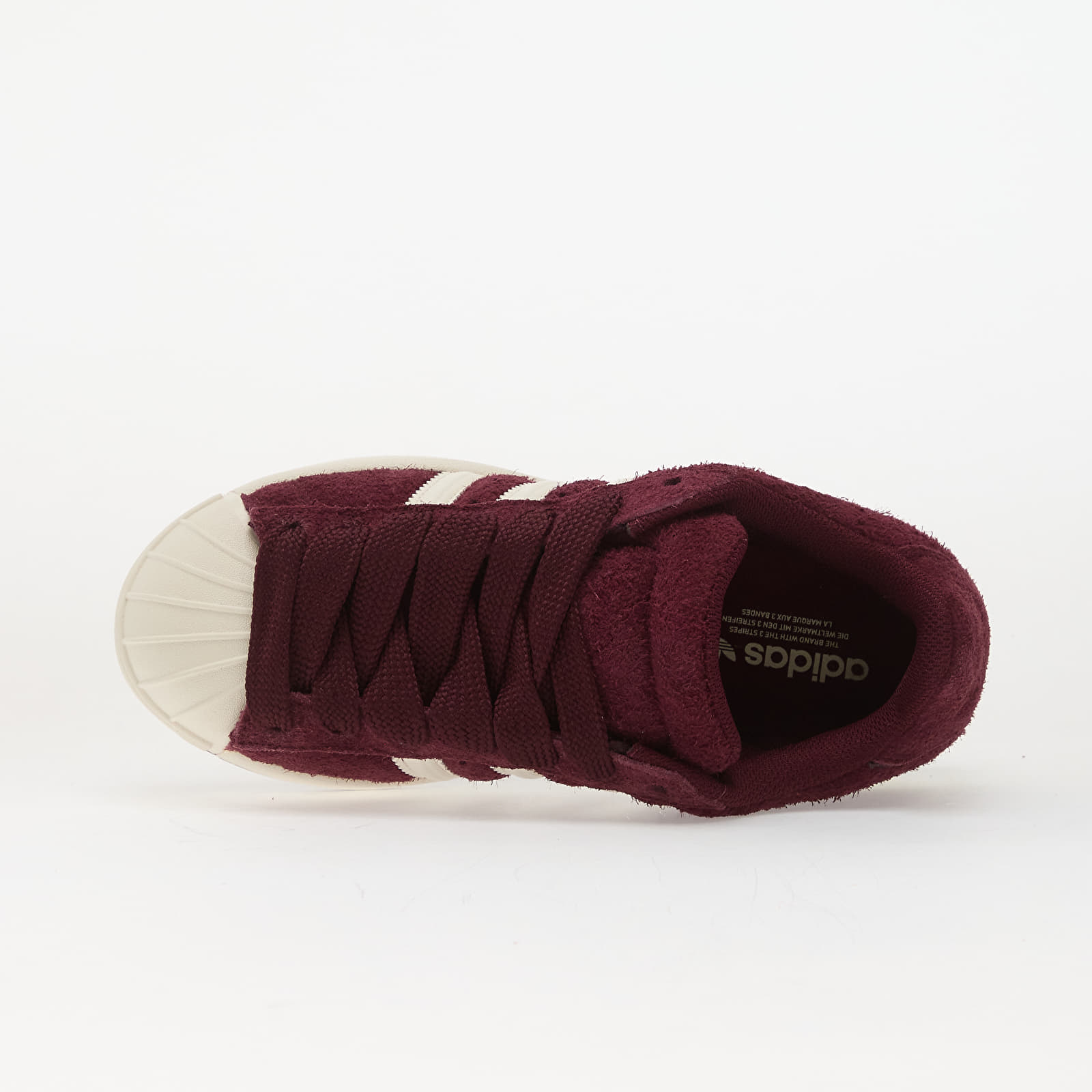 Chaussures et baskets femme adidas Superstar St Maroon/ Off White/ Off White