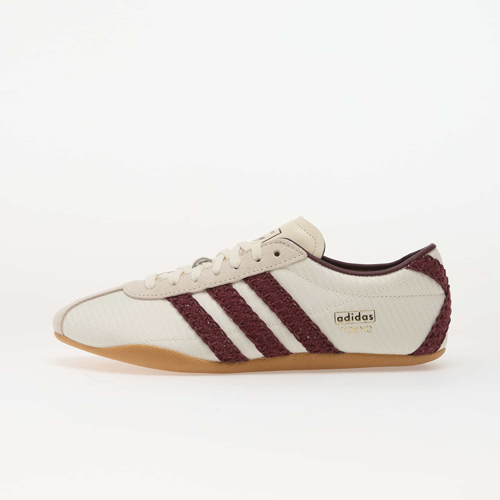 Chaussures et baskets femme adidas Tokyo Off White/ Maroon/ Gum 3