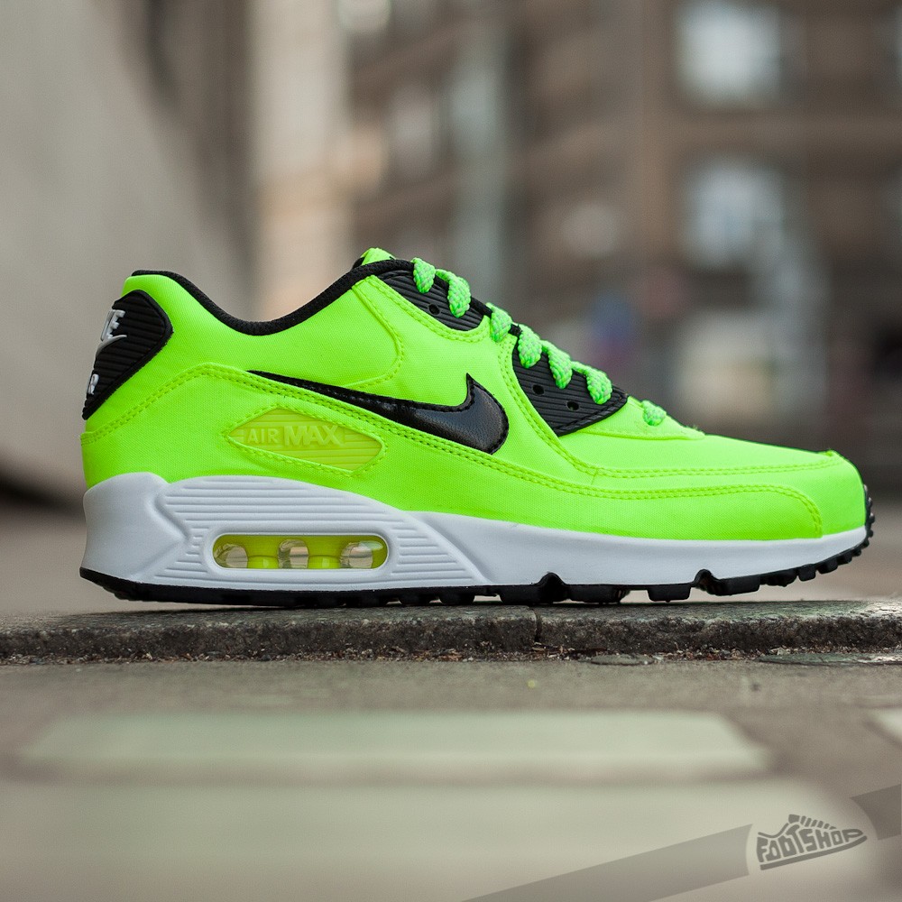 Women's shoes Nike Air Max 90 FB (GS) Volt/ Black/ Electro Green