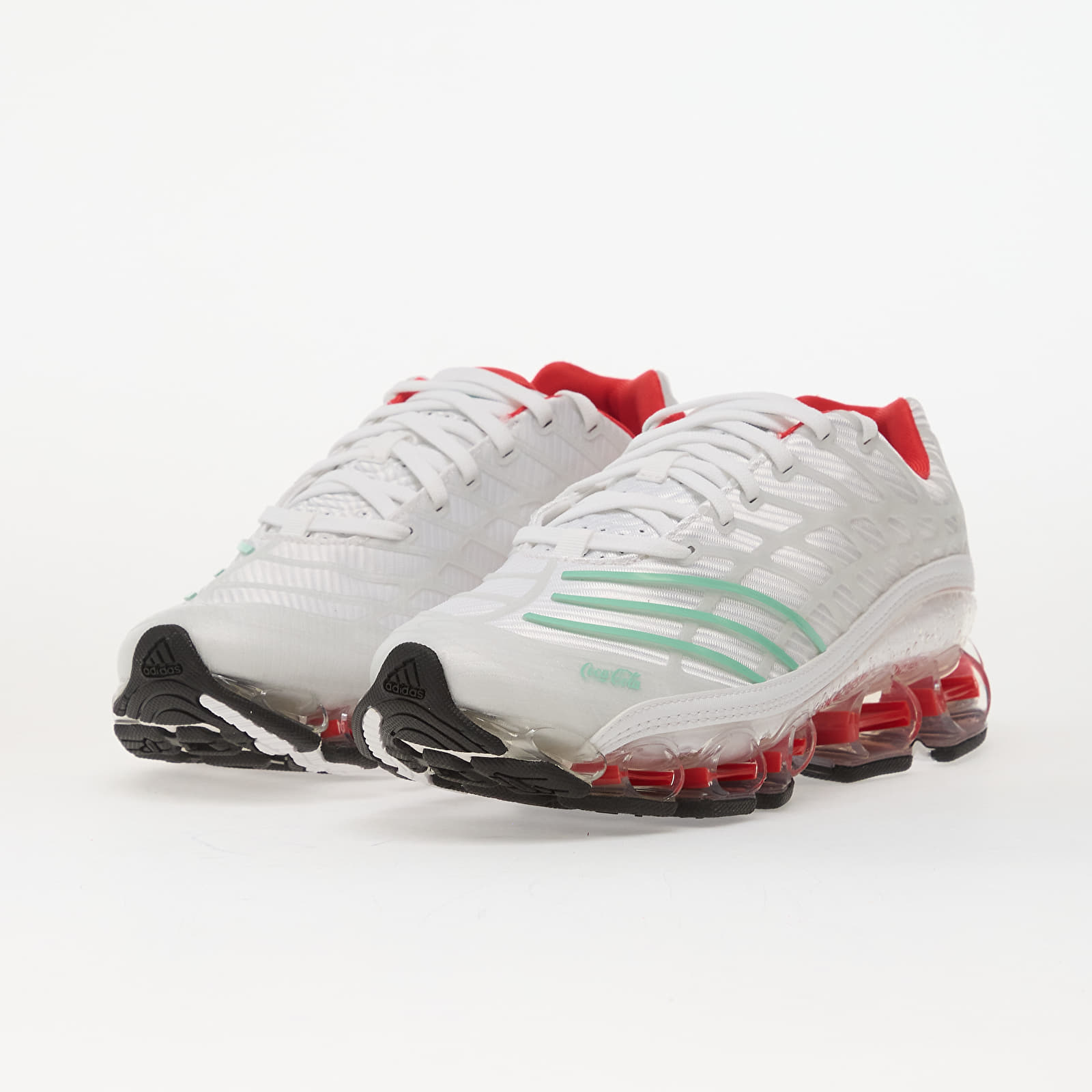 Men's shoes adidas X Coca-Cola Megaride F50 Ftwr White/ Ice Green/ Silver Met.