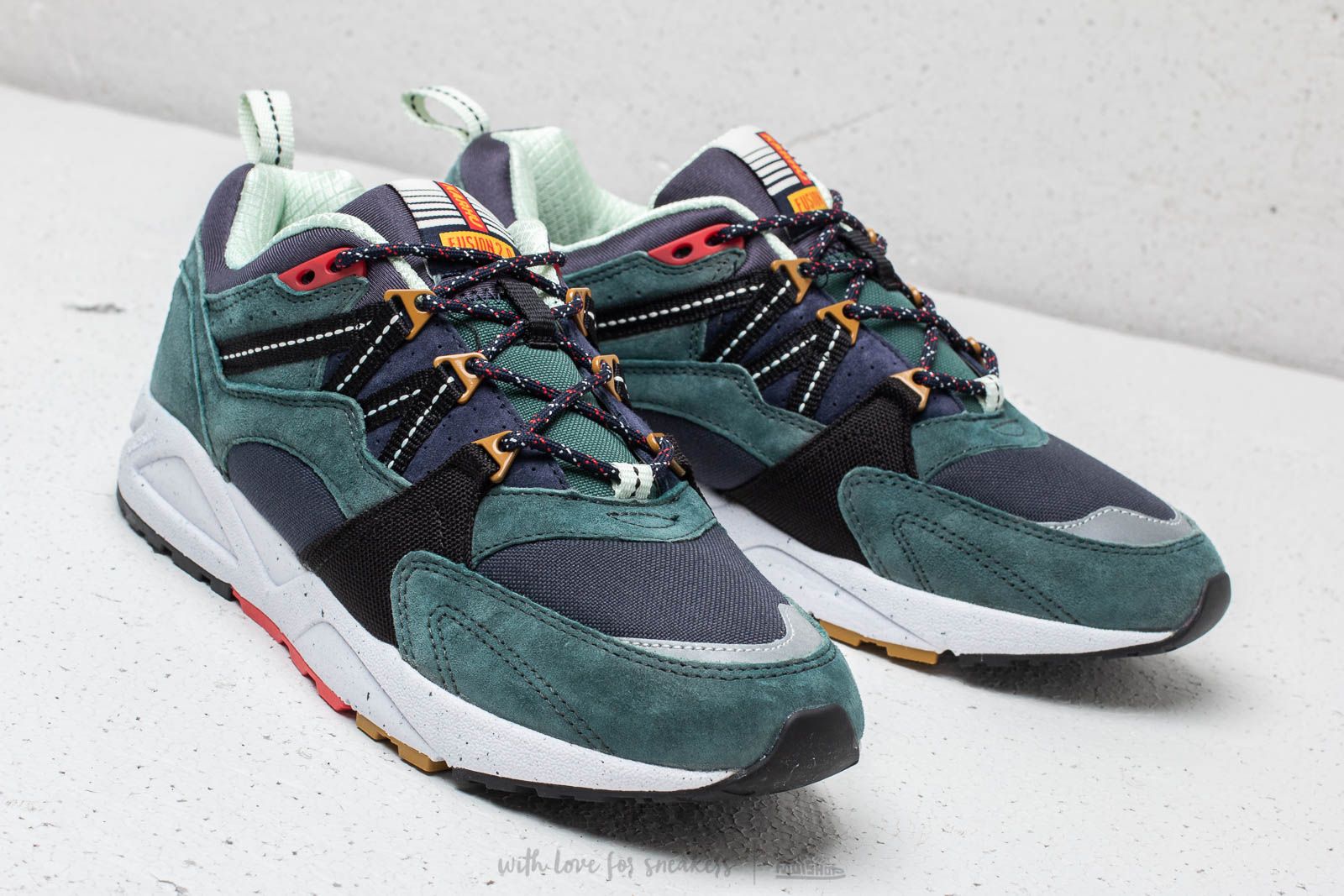 Herren Sneaker und Schuhe Karhu Fusion 2.0 Green Gables/ Night Sky