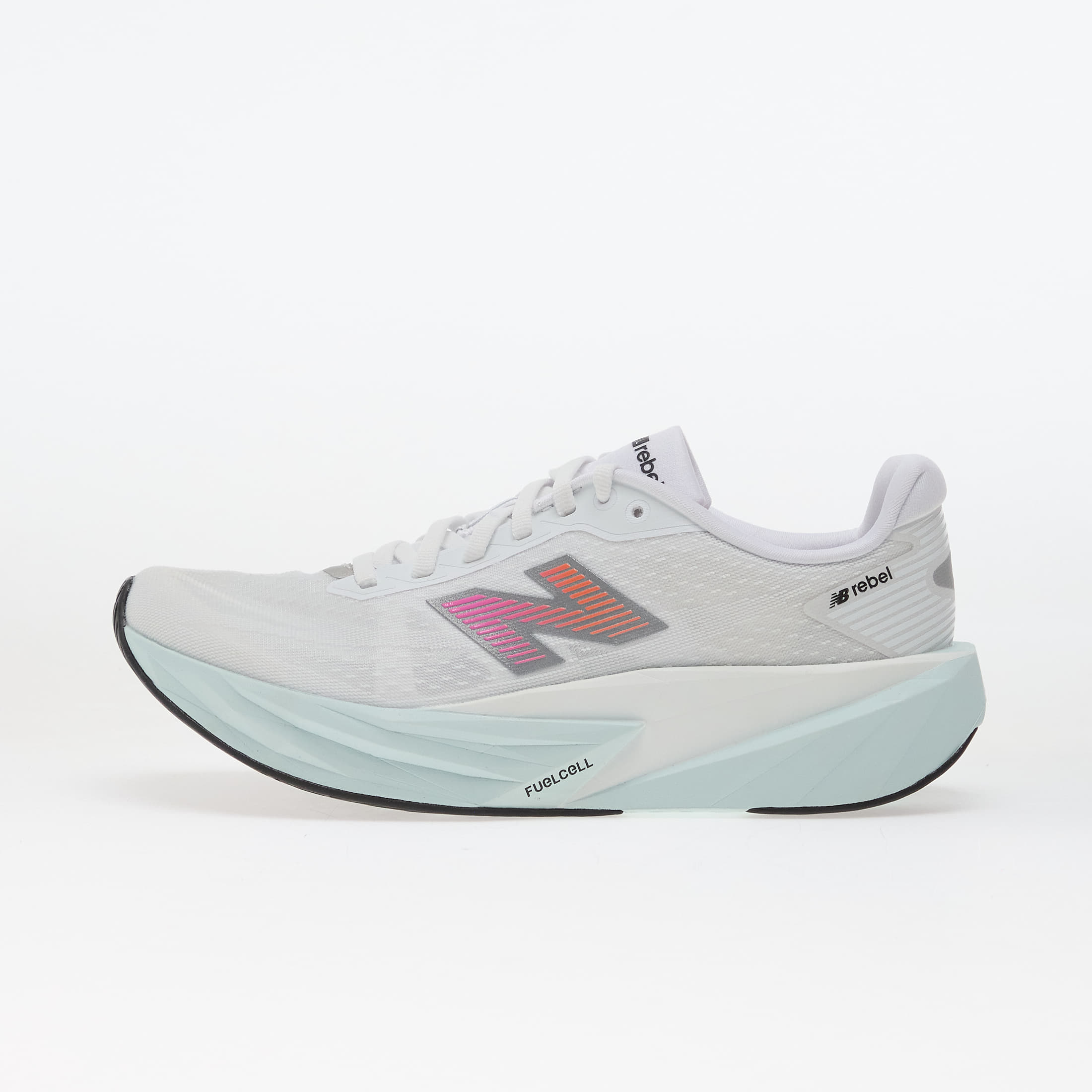 Сникърси New Balance Fuel Cell Rebel v5 White/ Pink Heat/ Glint Blue EUR 41