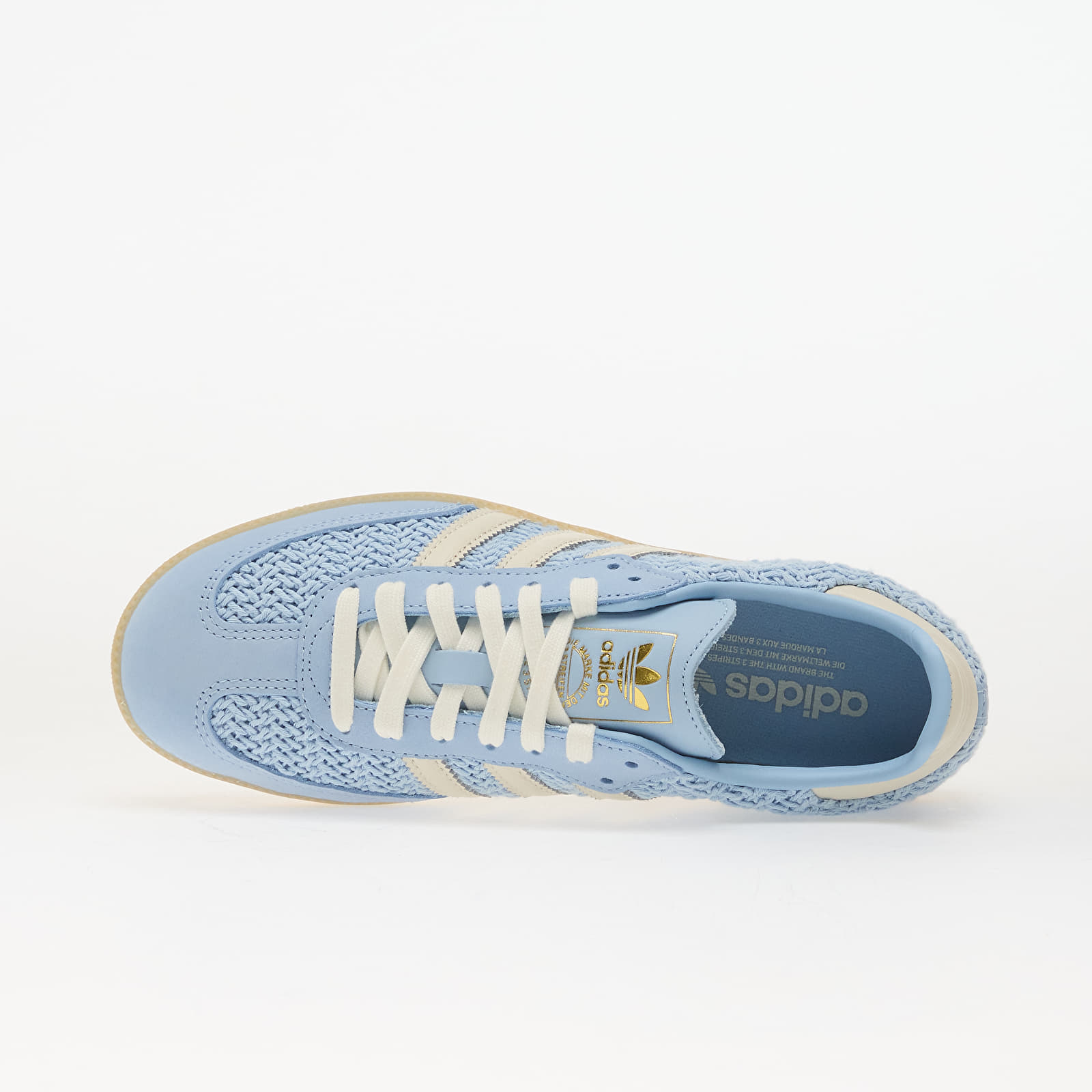 Chaussures et baskets femme adidas Samba Og Clear Sky/ Off White/ Gum 3