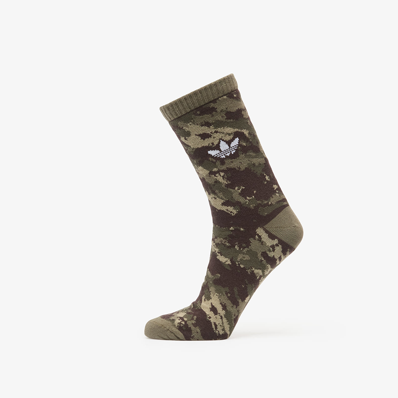 Socks adidas Camo Crew Sock 2-Pack Olive Strata/ Aurora Coffee