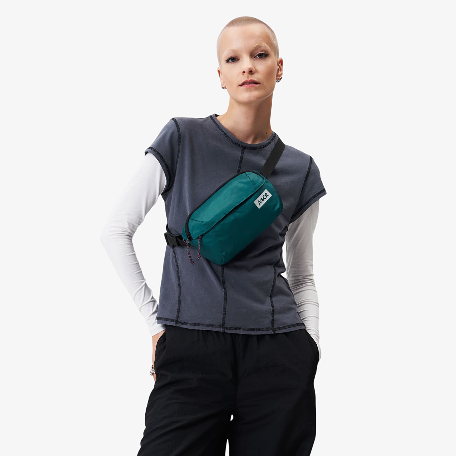 Sacs à bandoulière pour hommes AEVOR Hip Bag Ease Ripstop Evergreen